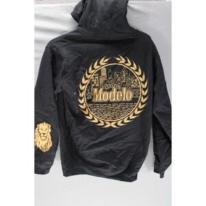Modelo Cerveza Hoodie Size Small Black Cotton